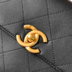 Chanel Large Flap Bag With Top Handle AS5467 Black